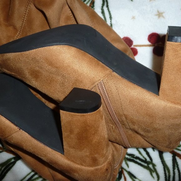 Sale- Stylish Tall Faux Suede Pointed Toe Over-The-Knee Boots sz 42EU/11US - Picture 11 of 11